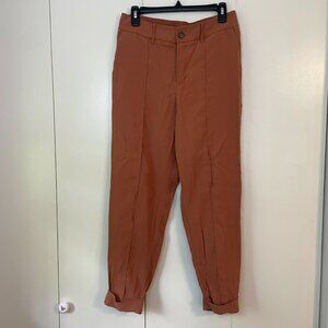 Capri Pants, Burnt Orange Stretch Waist, A New Day, Size 12 Jogger Fit